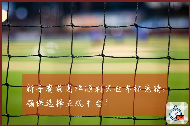 新手赛前怎样顺利买世界杯竞猜，确保选择正规平台？