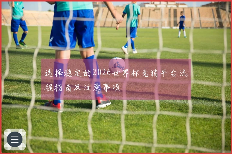选择稳定的2026世界杯竞猜平台流程指南及注意事项
